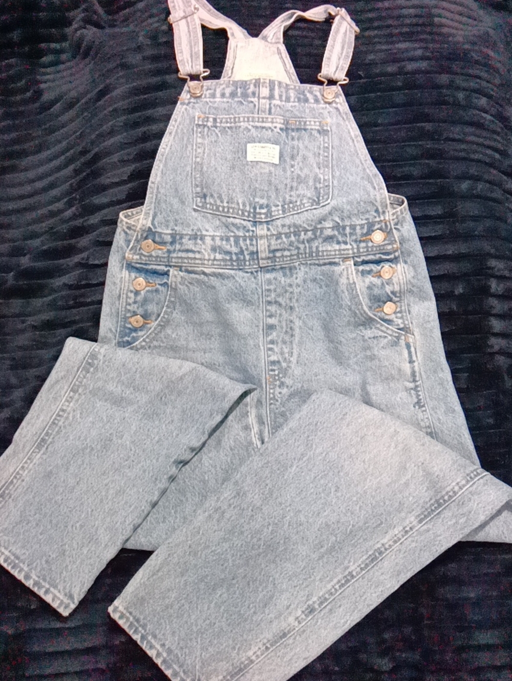 Light Blue Denim Overall Jumpsuit